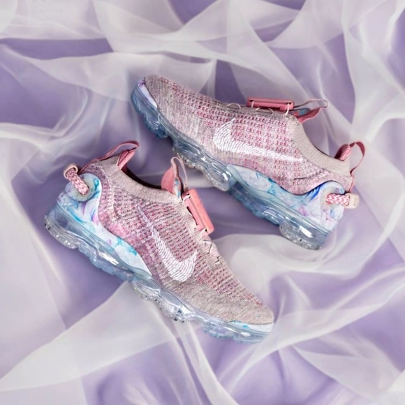 Nike Air Vapormax 2020 Flyknit Pink Sneakers Women's FK Shoes Excellent - Picture 13 of 13